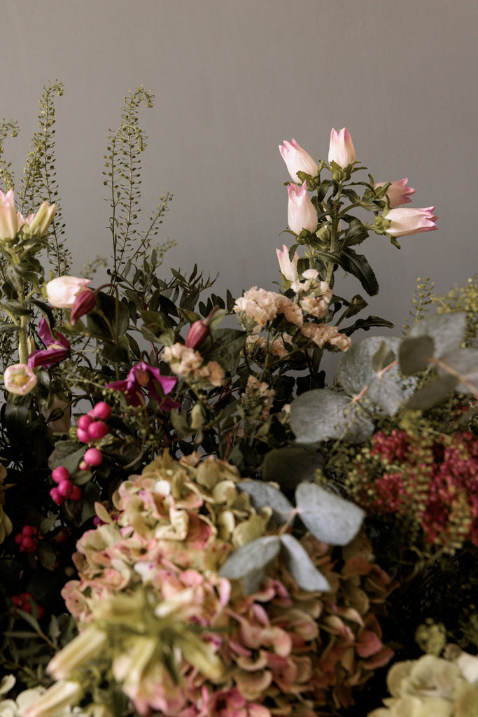 Cesta picnic con hortensias - El Taller de Lucia