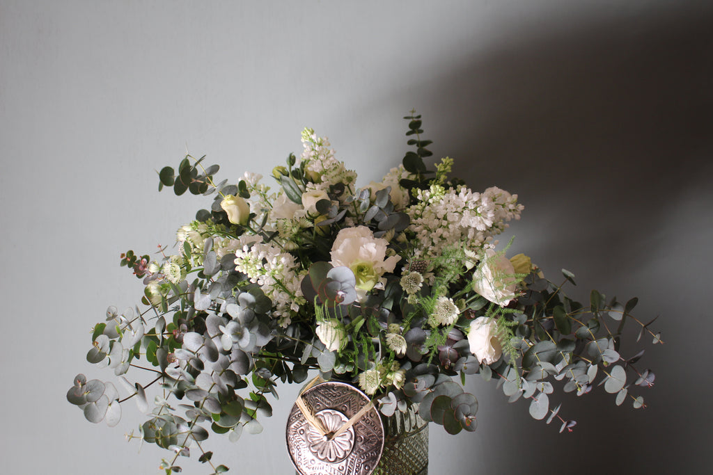 Galletero con flores silvestres - El Taller de Lucia